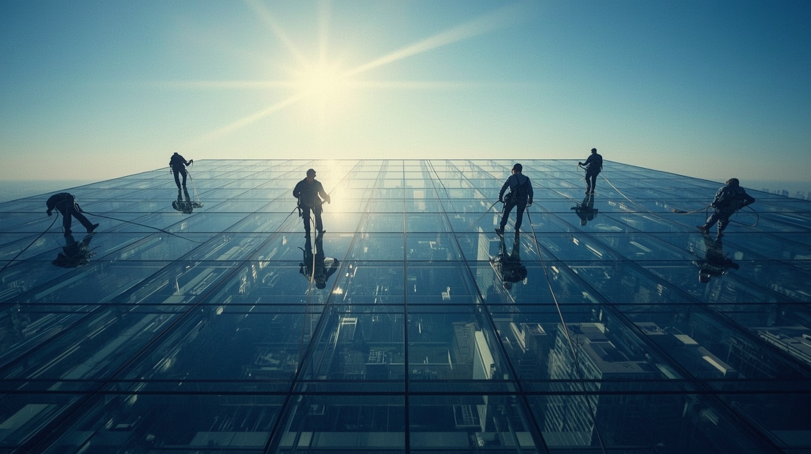 Мойка стеклянных поверхностей